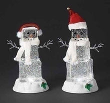 Load image into Gallery viewer, LED SWIRL SNOWMAN CUBE
