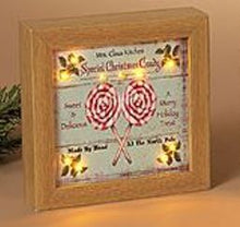Load image into Gallery viewer, LIGHTED WOOD HOLIDAY SIGN
