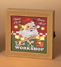 Load image into Gallery viewer, LIGHTED WOOD HOLIDAY SIGN
