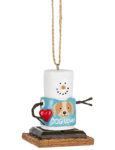 S'MORES PET LOVER ORNAMENT - DOG