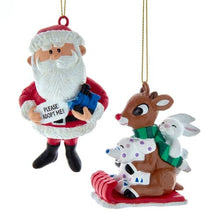 Load image into Gallery viewer, SANTA OR RUDOLPH WITH MISFIT TOYS ORNAMENT
