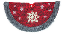 Load image into Gallery viewer, COZY SNOWFLAKE TREE SKIRT

