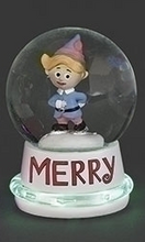 Load image into Gallery viewer, LIGHTED MINI DOMES NEON RINGS RUDOLPH THEMED
