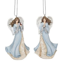Load image into Gallery viewer, ANGEL BLUE LEAF ORNAMENT
