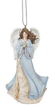 Load image into Gallery viewer, ANGEL BLUE LEAF ORNAMENT
