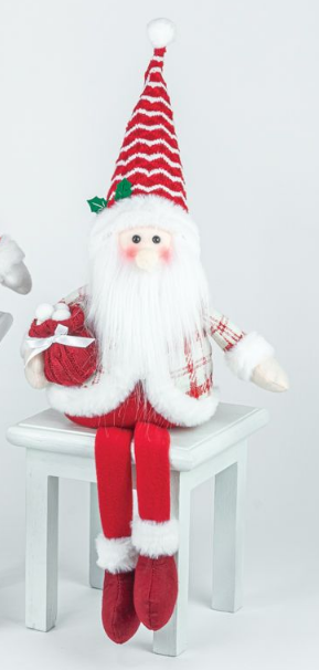 CHERRY SANTA OR SNOWMAN DANGLE LEG