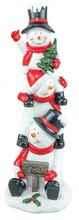 Load image into Gallery viewer, MERRY SANTA &amp; SNOWMAN OR REINDEER STACKER
