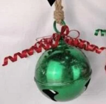 Load image into Gallery viewer, METALLIC GREEN RED ROUND BELL
