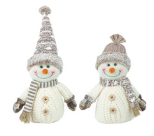 Load image into Gallery viewer, COCOA CREAM SNOWMAN TABLETOP
