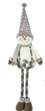 Load image into Gallery viewer, COCOA CREAM SNOWMAN STRETCH LEG
