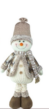 Load image into Gallery viewer, COCOA CREAM SNOWMAN STRETCH LEG
