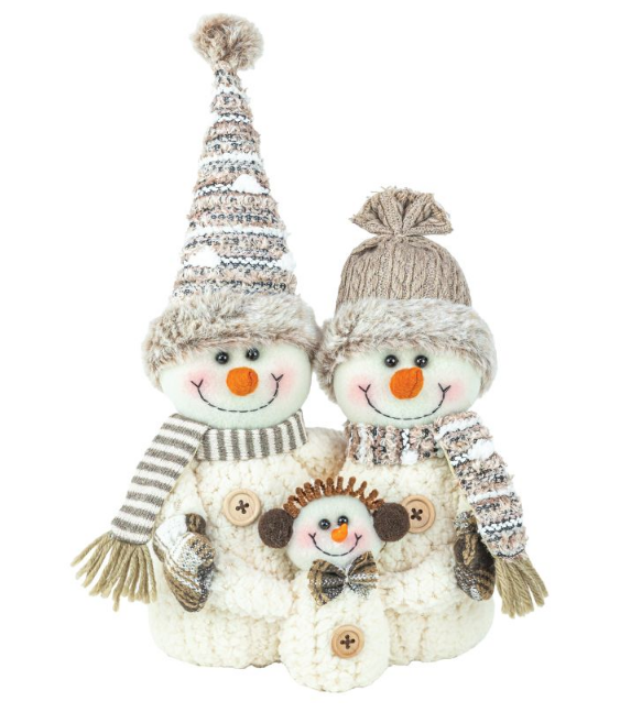 COCOA CREAM SNOWMAN FAMILY