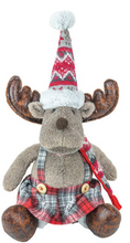 Load image into Gallery viewer, JOLLY PLAID MOOSE SITTER
