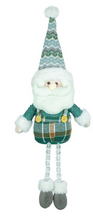 Load image into Gallery viewer, EVERGREEN SANTA OR SNOWMAN BUTTON LEG

