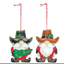 Load image into Gallery viewer, COWBOY GNOME ORNAMENT
