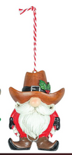 Load image into Gallery viewer, COWBOY GNOME ORNAMENT

