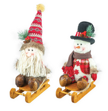 Load image into Gallery viewer, BACKCOUNTRY SANTA OR SNOWMAN SLEDDER
