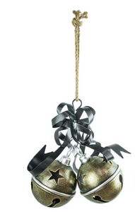 VINTAGE METALLIC BELLS HANGER