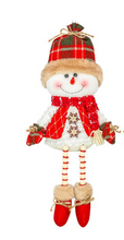 Load image into Gallery viewer, CHERRY CHARM SNOWMAN DANGLE LEG
