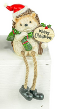 Load image into Gallery viewer, ANOINTED XMAS HEDGEHOG DANGLE LEG
