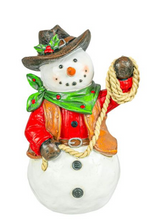 Load image into Gallery viewer, COWBOY SNOWMAN STANDER
