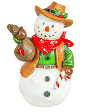 Load image into Gallery viewer, COWBOY SNOWMAN STANDER
