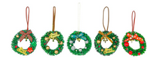 Load image into Gallery viewer, MERRY CHRISTMAS WREATH ORNAMENT
