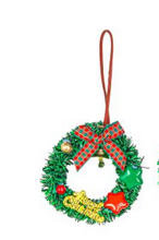 Load image into Gallery viewer, MERRY CHRISTMAS WREATH ORNAMENT
