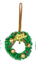 Load image into Gallery viewer, MERRY CHRISTMAS WREATH ORNAMENT

