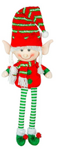Load image into Gallery viewer, JINGLE &amp; JOY ELF DANGLE LEG SITTER
