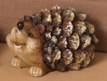 Load image into Gallery viewer, HEDGEHOG WITH GLITTER FIGURINE - SMALL
