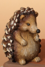 Load image into Gallery viewer, HEDGEHOG WITH GLITTER FIGURINE - MEDIUM
