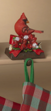 Load image into Gallery viewer, HOLIDAY CARDINAL STOCKING HOLDER
