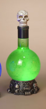 Load image into Gallery viewer, LIGHTED HALLOWEEN SPINNING SMOKY WATER GLOBE BOTTLE
