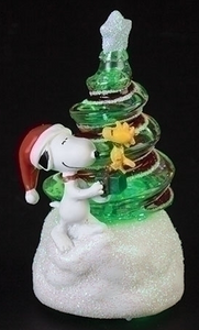 LIGHTED SNOOPY TREE DOME