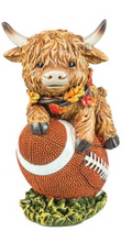 Load image into Gallery viewer, FOOTBALL MOUNTED HIGHLAND COW
