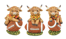 Load image into Gallery viewer, FOOTBALL MOUNTED HIGHLAND COW
