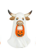 Load image into Gallery viewer, GHOSTLY HIGHLAND CALF - TRICK OR TREATER
