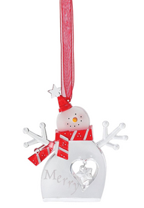 SNOWMAN MESSAGE ORNAMENT