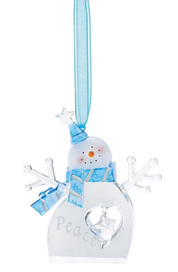 SNOWMAN MESSAGE ORNAMENT