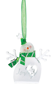 SNOWMAN MESSAGE ORNAMENT