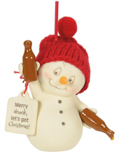 Load image into Gallery viewer, SNOWPINIONS - MERRY DRUNK LET&#39;S GET CHRISTMAS ORNAMENT
