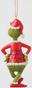 GRINCH WITH HANDS ON HIPS ORNAMENT