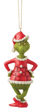 Load image into Gallery viewer, GRINCH WITH HANDS ON HIPS ORNAMENT
