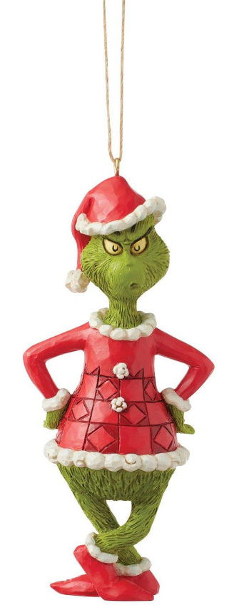 GRINCH WITH HANDS ON HIPS ORNAMENT