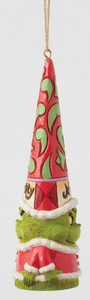 GRINCH NAUGHTY OR NICE GNOME ORNAMENT