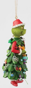 GRINCH DRESSED AS TREE ORNAMENT