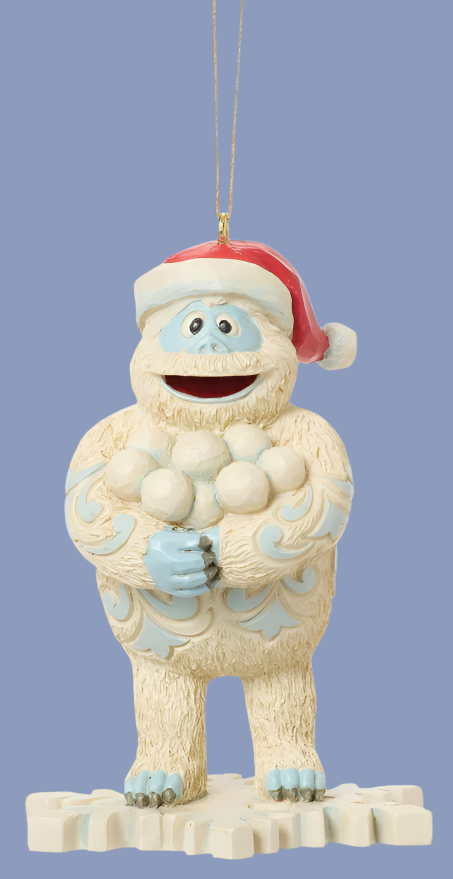 BUMBLE ON SNOWFLAKE ORNAMENT