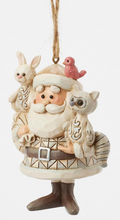 Load image into Gallery viewer, WOODLAND SANTA WITH ANIMALS ORNAMENT
