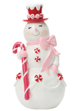 Load image into Gallery viewer, SNOWMAN WITH CANDY CANE
